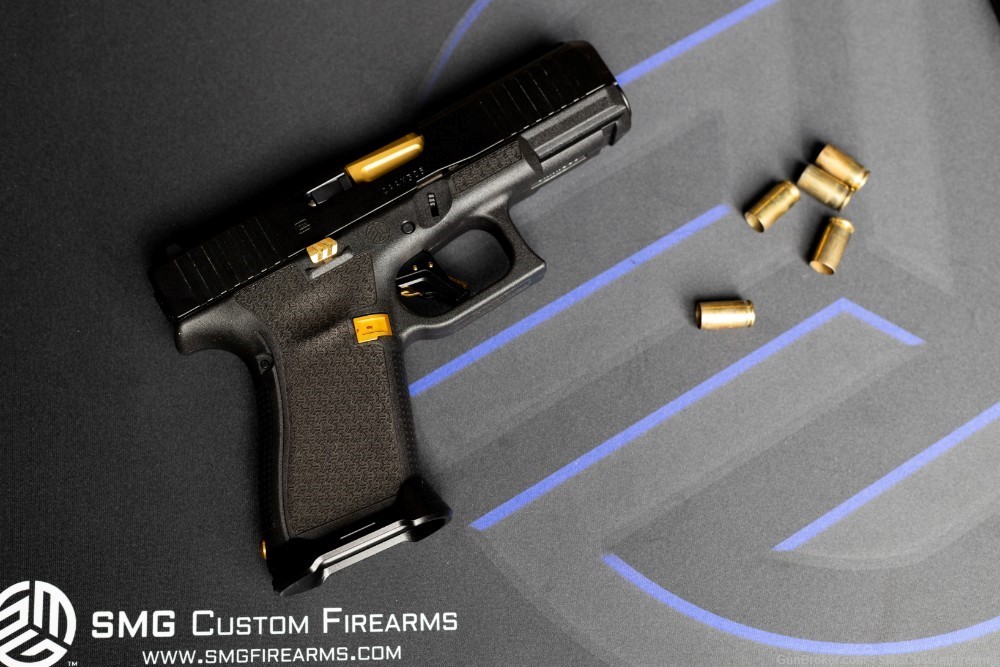 Glock 19 Gen5 Custom Laser Stippled Tyrant 9mm 15+1-img-4