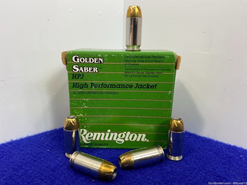 Remington Golden Saber 45 Auto 25 Rounds *EXTREMELY COLLECTABLE AMMO*-img-0