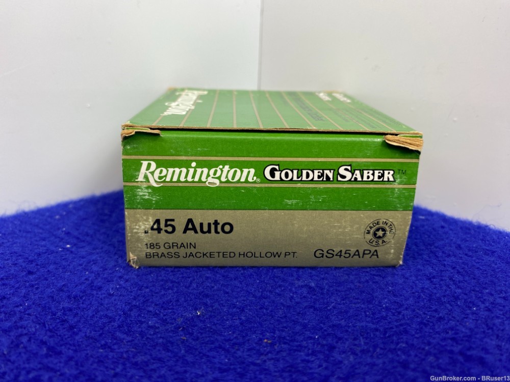 Remington Golden Saber 45 Auto 25 Rounds *EXTREMELY COLLECTABLE AMMO*-img-5