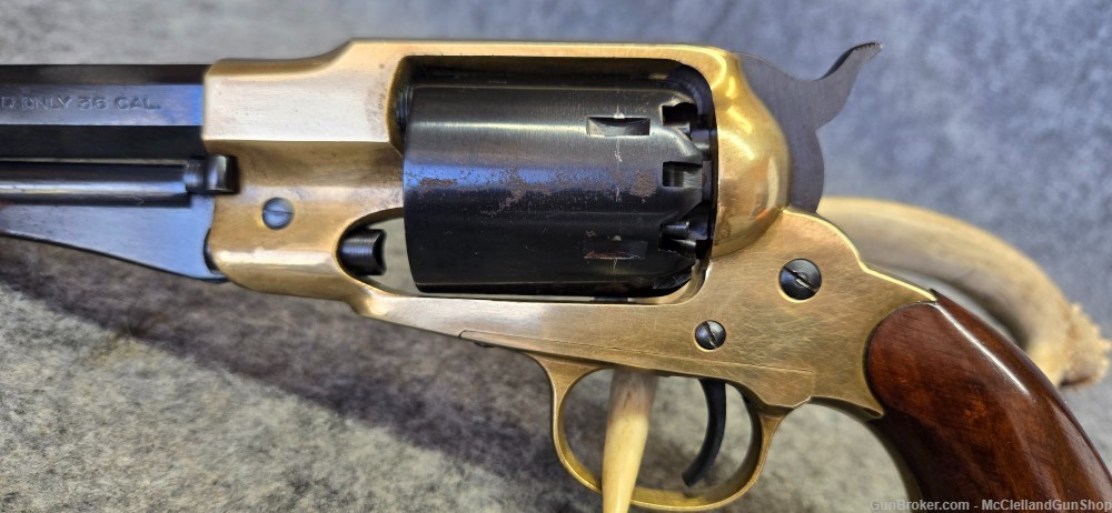 Pietta 1858 Remington Navy 36 cal 6.5" Black Powder Revolver | No FFL-img-2