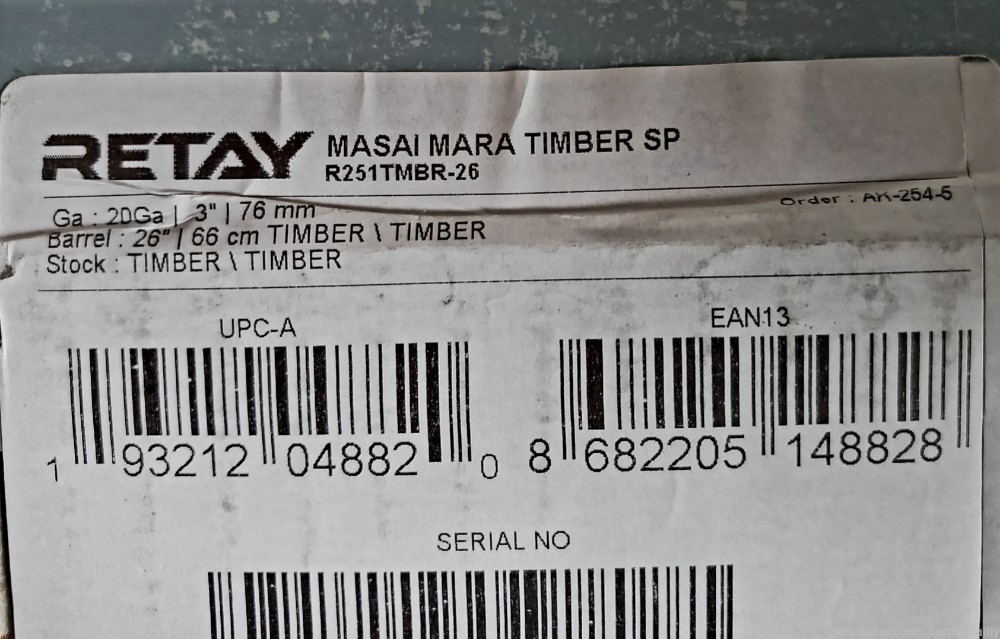 Retay Masai Mara R251TMBR-26 20ga 20 Gauge 26" Free Shipping Realtree -img-5