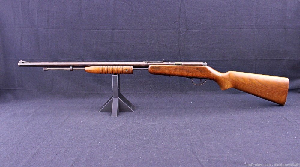 H&R MODEL 422 SINGLE SHOT .22 S/L/LR PUMP ACTION 16" 1956-1958-img-1