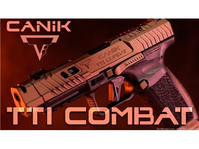 CANIK CAHG7854-N TTI COMBAT 9MM 21+1 9mm PENNY START. NO RESERVE!