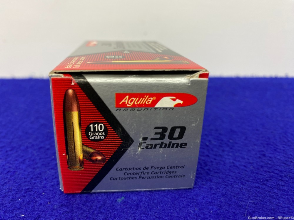 Aguila 30 Carbine 1000 Rounds * ON POINT ACCURACY NO JAM AMMO * -img-10