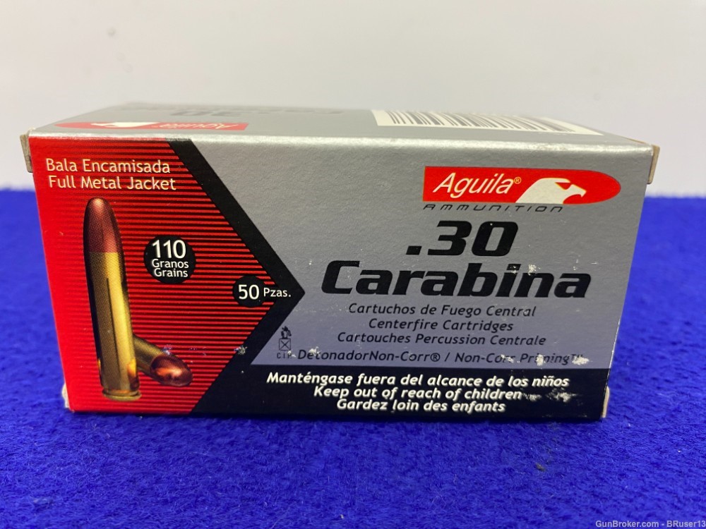 Aguila 30 Carbine 1000 Rounds * ON POINT ACCURACY NO JAM AMMO * -img-6