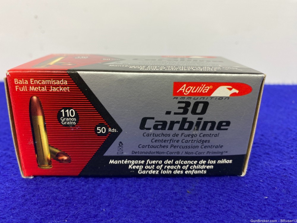 Aguila 30 Carbine 1000 Rounds * ON POINT ACCURACY NO JAM AMMO * -img-7