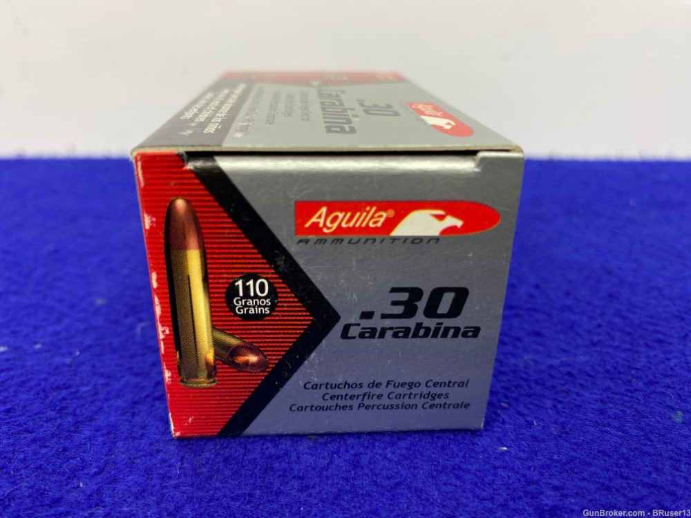 Aguila 30 Carbine 1000 Rounds * ON POINT ACCURACY NO JAM AMMO * -img-8