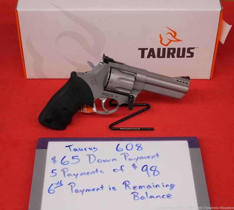 Taurus, 608, New, .357 Mag, LAYAWAY TODAY-img-1