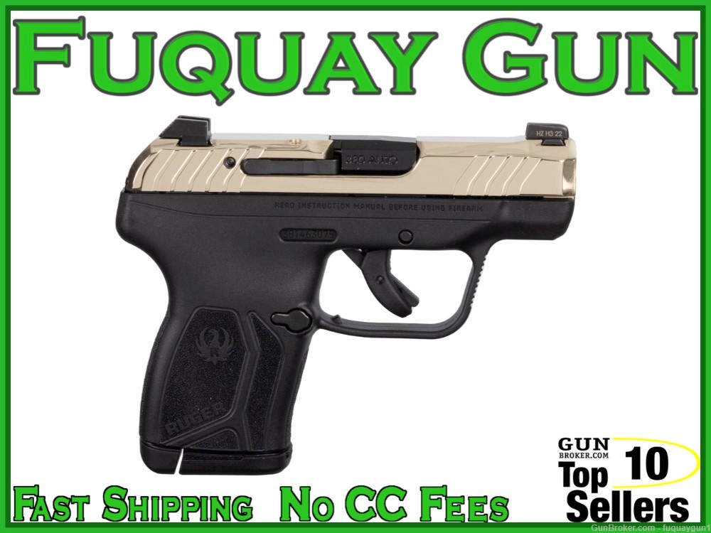 Ruger LCP Max 380ACP Champagne 13742 2.75"-img-0