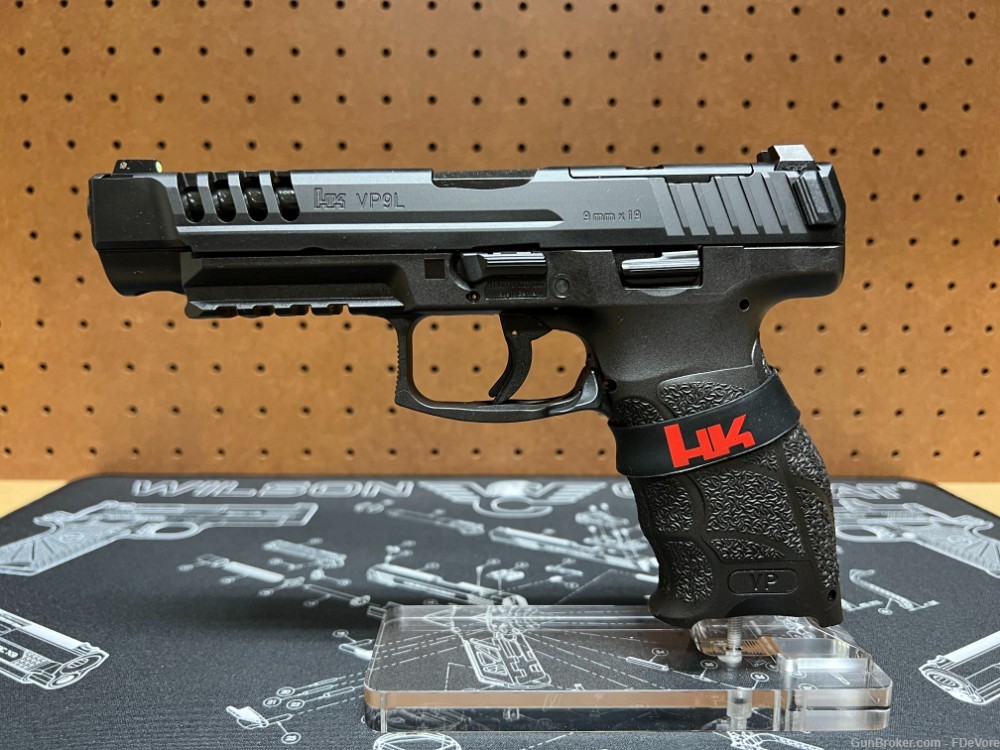 Heckler & Koch VP9L Optic Ready 9mm with Night Sights and 3x20rd Mags-img-0