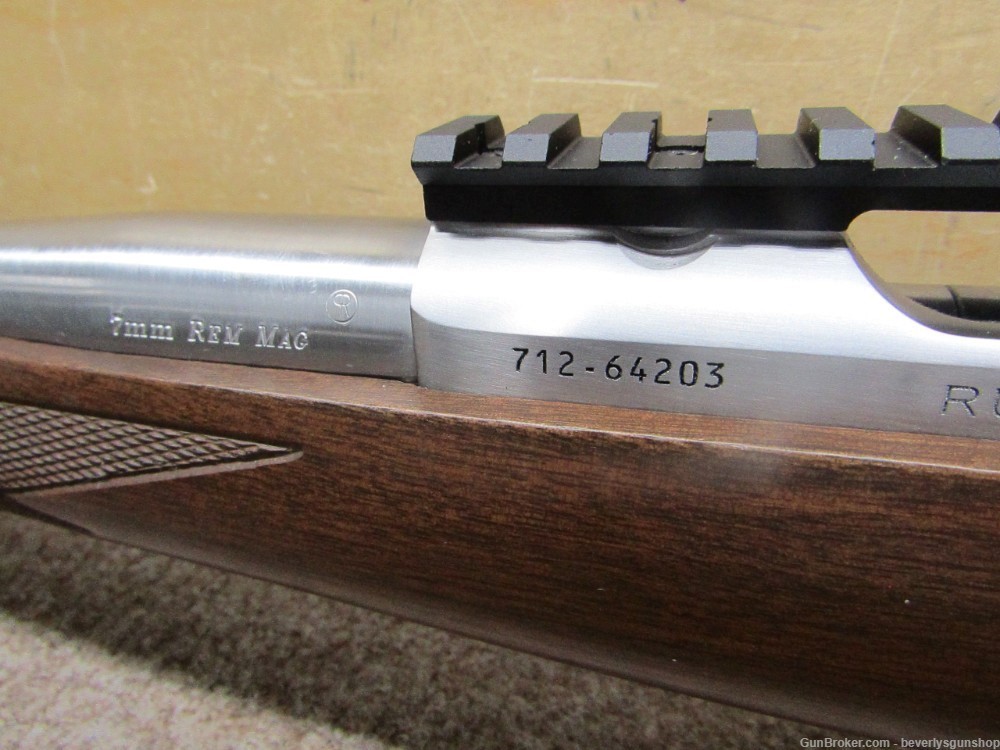 Ruger M77 Hawkeye Hunter 7mm Rem Mag 24" SS/WD-img-21