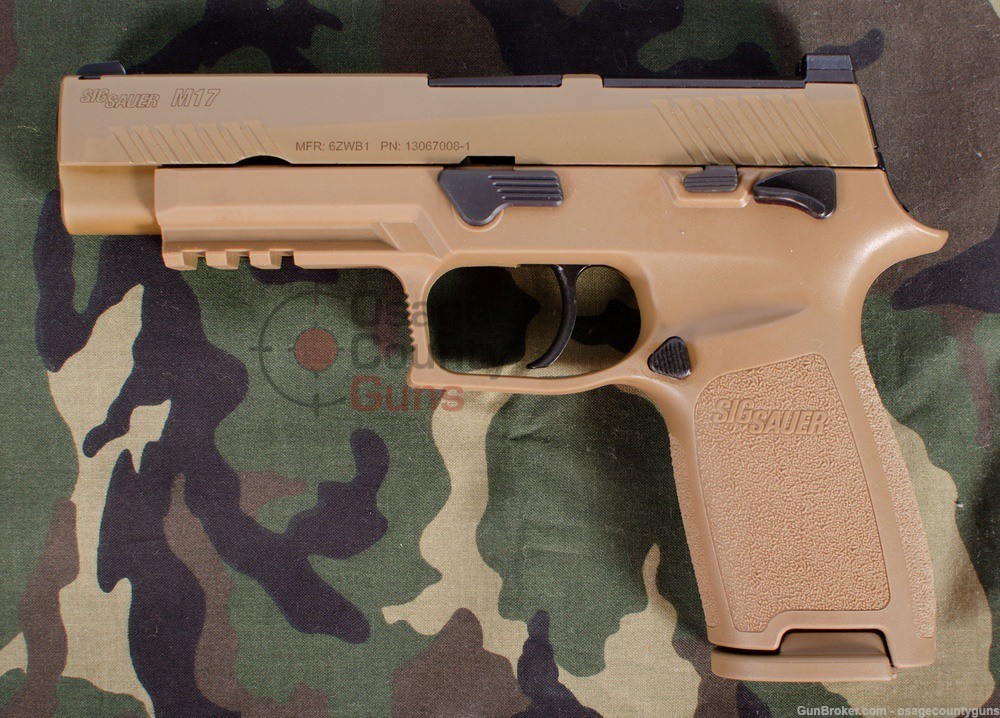 Sig Sauer P320 M17 (Military Version) - 4.7" - 9mm - Coyote-img-1