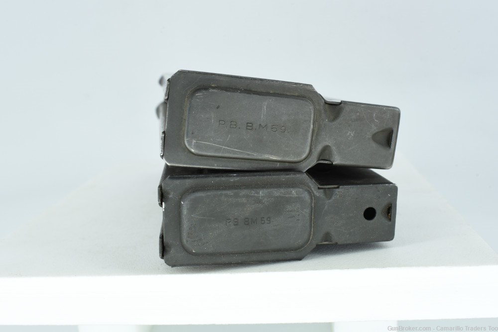 (lot of 2) BM59 Magazines 10 Round 7.62x51mm Stamped Pre-ban-img-2