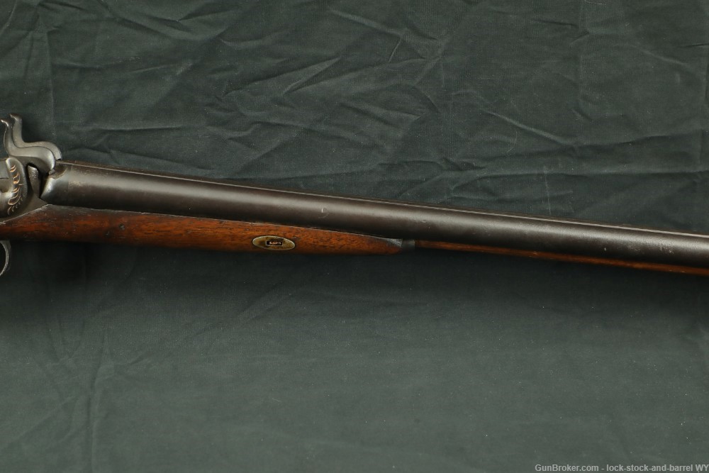 Civil War Era Liege 16 GA 30” SxS Black Powder Percussion Shotgun Antique-img-4