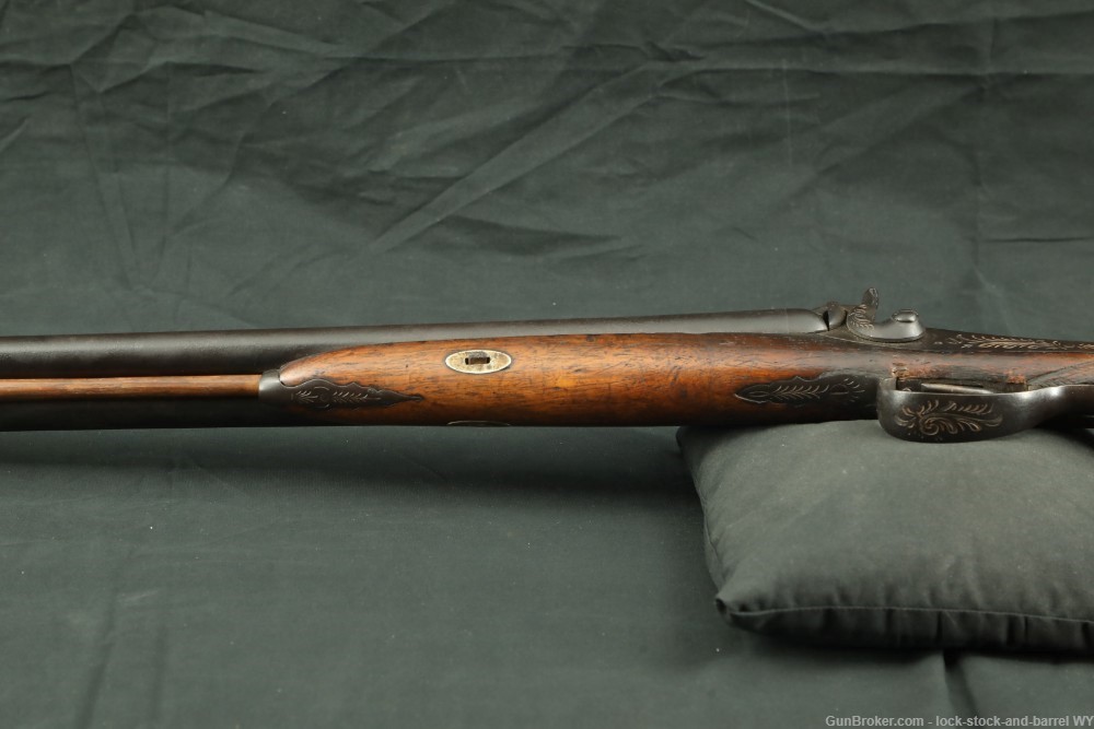 Civil War Era Liege 16 GA 30” SxS Black Powder Percussion Shotgun Antique-img-9