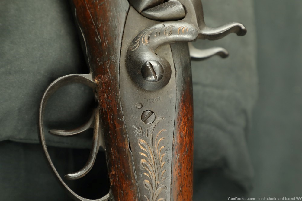 Civil War Era Liege 16 GA 30” SxS Black Powder Percussion Shotgun Antique-img-17
