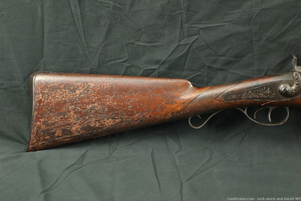 Civil War Era Liege 16 GA 30” SxS Black Powder Percussion Shotgun Antique-img-2