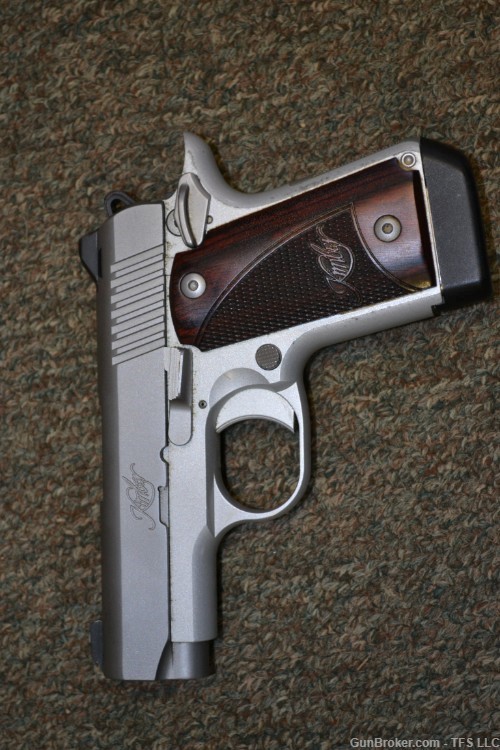 Kimber Micro 9 Stainless with Rosewood Grips 2 Magazines-img-4