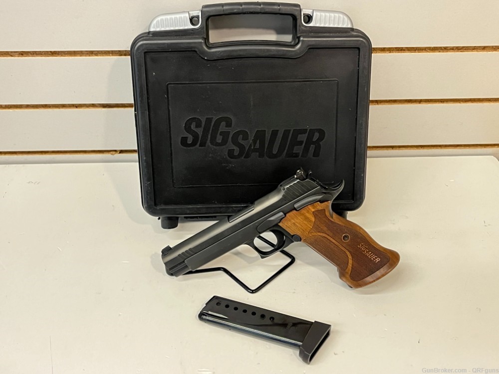 Sig Sauer P210 Target 9mm 8+1 USED IN CASE SHIPS FAST-img-0