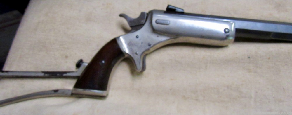 Stevens No. 34 Hunters Pet .25 Rim Fire With Matching Stock-img-1