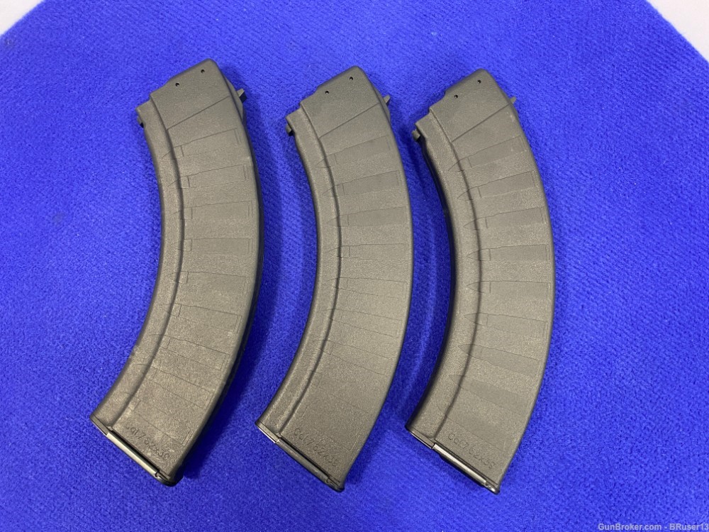 (3) Bulgarian Made Mags 7.62x39 * STRONG RELIABLE DISCHARGE  EXECUTION *-img-4