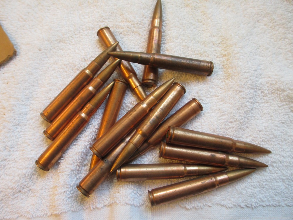 15 ROUNDS of VINTAGE GERMAN 8MM MAUSER AMMO-img-1