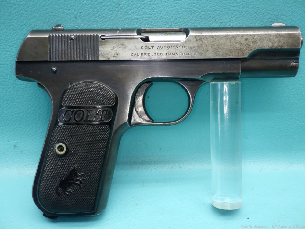 Colt 1908 Pocket Type III .380acp 3 3/4"bbl Pistol MFG 1921 PENNY AUCTION!-img-0