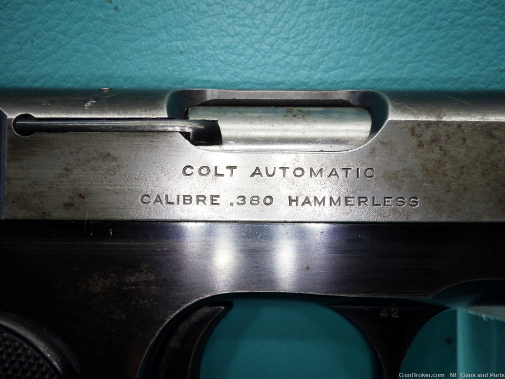 Colt 1908 Pocket Type III .380acp 3 3/4"bbl Pistol MFG 1921 PENNY AUCTION!-img-3