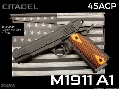 M1911 1911 A1 Pistol & Limited Edition Case - 45ACP By Citadel BRAND NEW!
