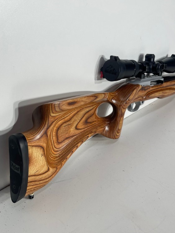 Laminated, Ruger 10/22 Bull Barrel with 1 mag, scope 18" barrel -img-1