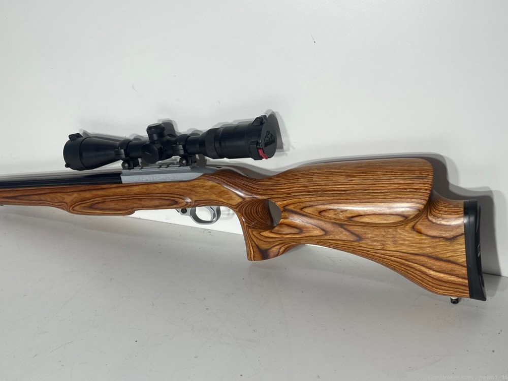 Laminated, Ruger 10/22 Bull Barrel with 1 mag, scope 18" barrel -img-2