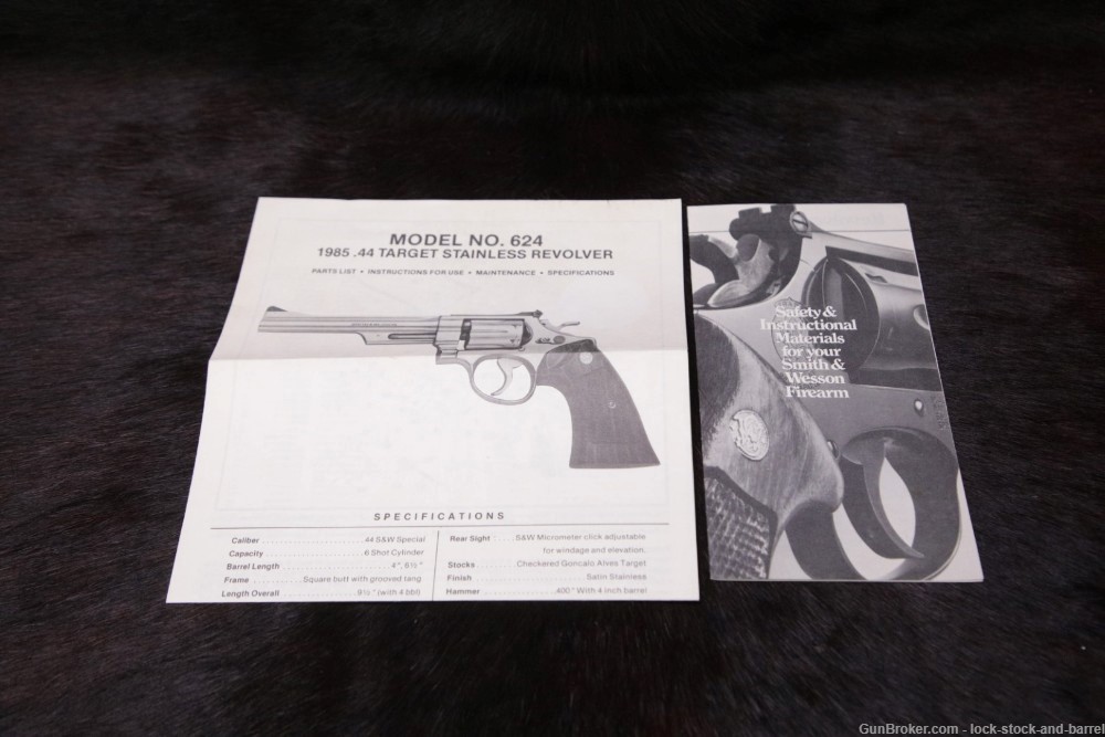 Lew Horton Smith & Wesson S&W 624 Combat Special 103580 .44 Spl 3" Revolver-img-24