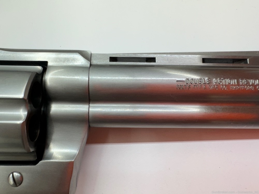 1992 Colt Anaconda SNAKE GUN .44 Magnum in Stainless with 6 inch Barrel-img-10