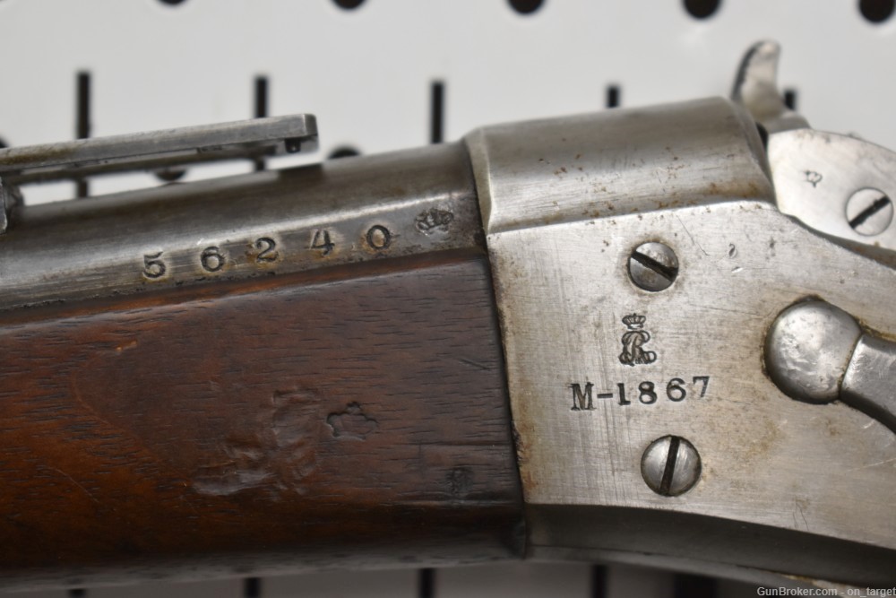 Danish Copenhagen Armory M1867/96 11.35mm CF Rolling Block Rifle Antique-img-24