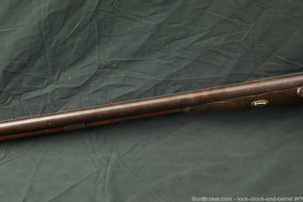 John P Lovell Belgium 12 GA 28” SxS Black Powder Percussion Shotgun Antique-img-9