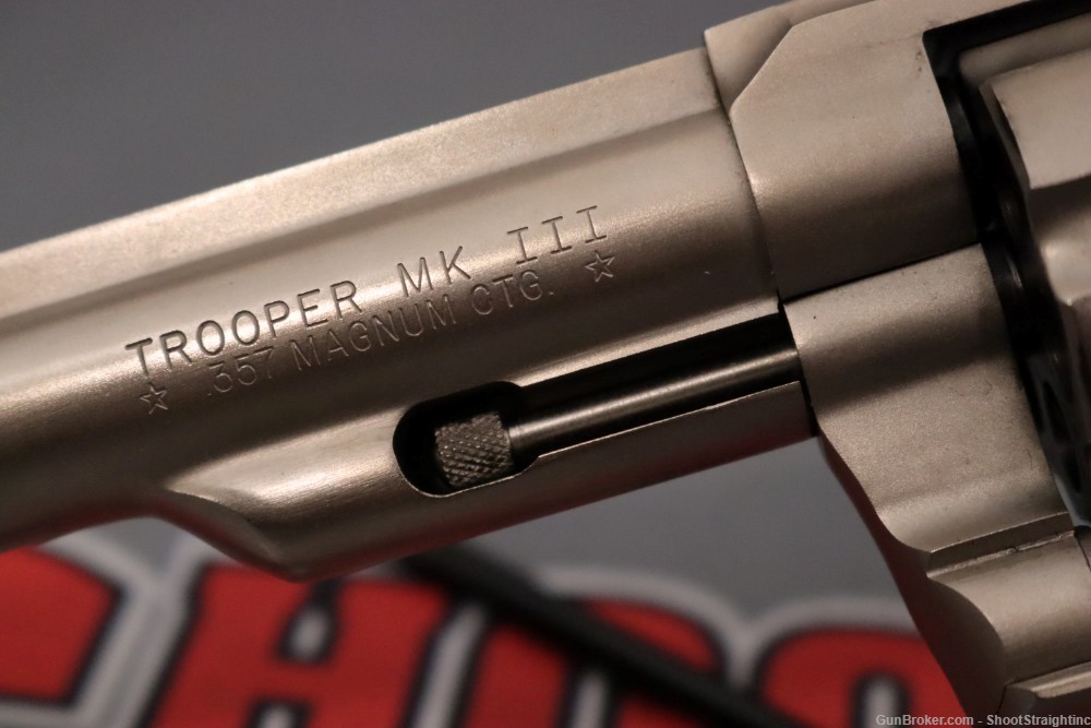 Colt Trooper MK III .357MAG / .38SPL 6" * Nickel Finish *-img-6