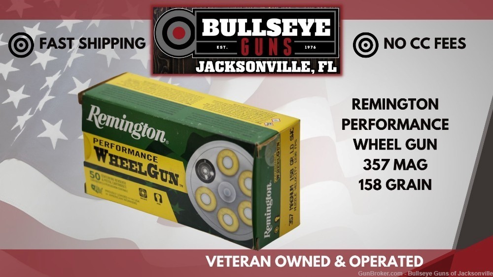 Remington Performance WheelGun .357 Magnum 50 Rounds 158 Grain Semi-Wad-img-0