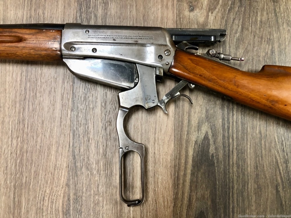 Winchester Model 1895 .30-06 Rifle W/ Peep Sight-img-5