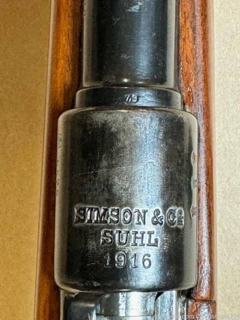 Sporterized GEW 98 Simson & CO 1916 Redfield peep sight-img-17