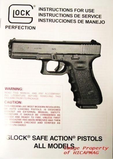 GLOCK Factory MANUAL + EXTRAS 17,19,20,21,22,23,26-img-0