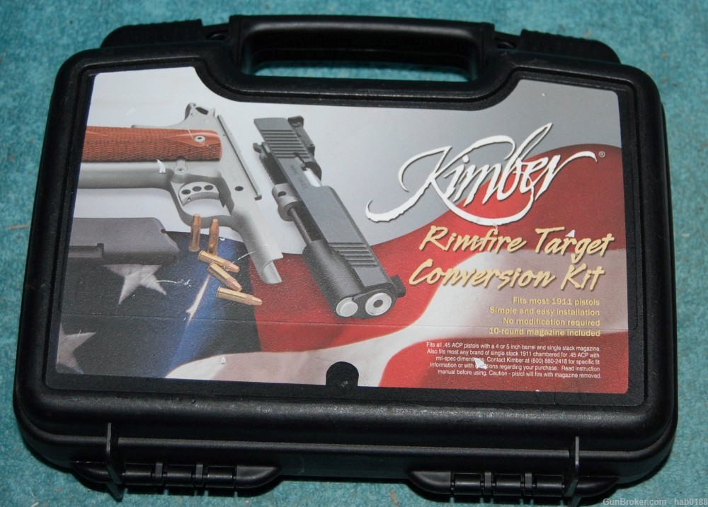 Kimber Rimfire Target Conversion Kit For 1911 From 45 ACP to 22LR Box Mag-img-1