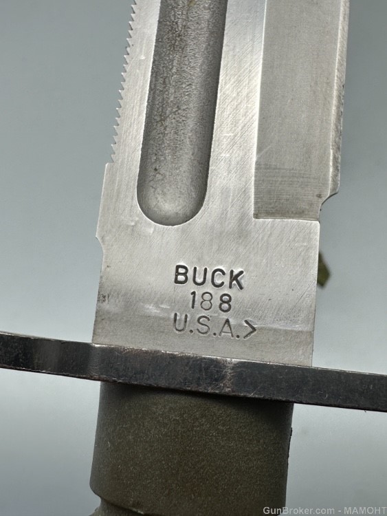 M9 Buck Phrobis III 188 US Bayonet Rare Knife Discontinued M16 AR15 M4 -img-2