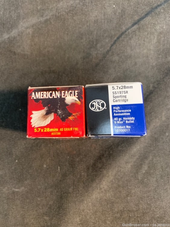  1750 Rounds of 5.7x28mm. Federal American Eagle, and FN-img-1