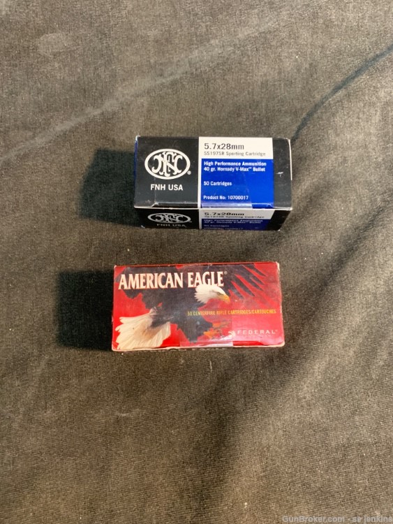 1750 Rounds of 5.7x28mm. Federal American Eagle, and FN-img-2