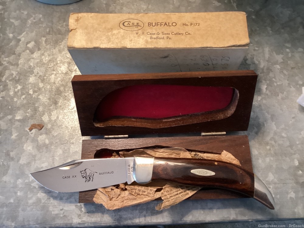 Vintage Case Buffalo P172 7 dot knife new-img-1