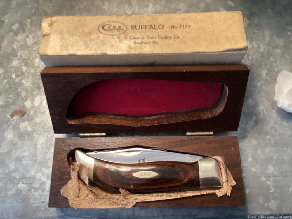 Vintage Case Buffalo P172 7 dot knife new-img-0