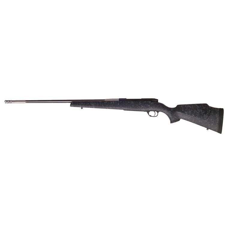 Weatherby Mark V Accumark Rifle 300 Wby. mag Spun Stainless/Graphite Black-img-1