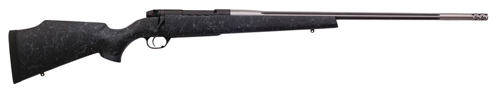 Weatherby Mark V Accumark Rifle 300 Wby. mag Spun Stainless/Graphite Black-img-5