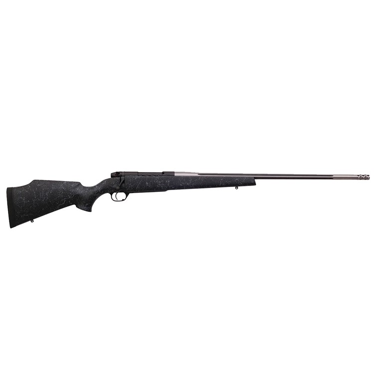 Weatherby Mark V Accumark Rifle 300 Wby. mag Spun Stainless/Graphite Black-img-0