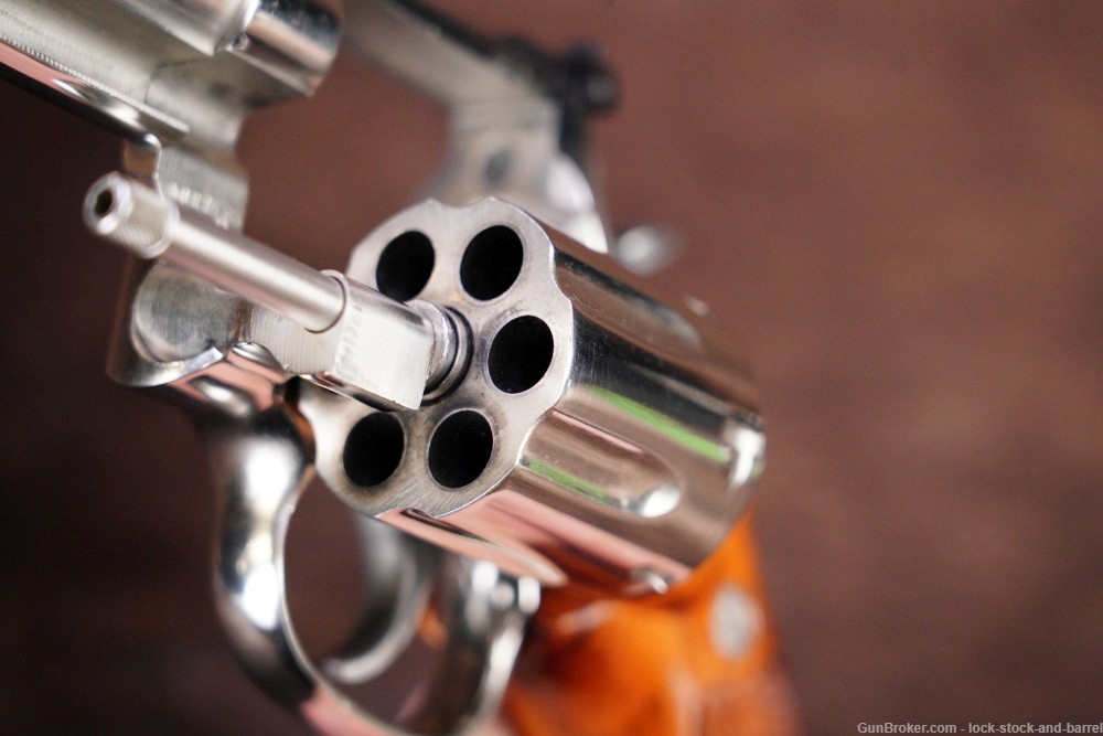 Smith & Wesson S&W 586-M 586-1 .357 Mag 6" Nickel DA/SA Revolver 1986-img-15